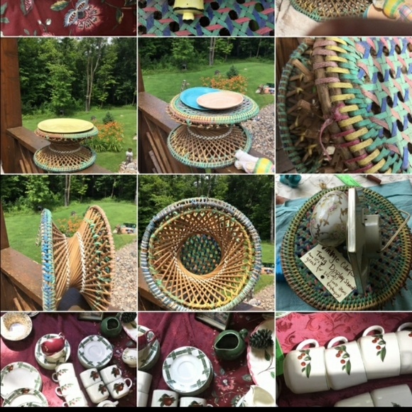 🐔 Chicken Dish Towels  Vintage  Set of Two CLEAN FRIDAY 🐓 MEND WEDNESDAY 🐓 - Picture 6 of 16